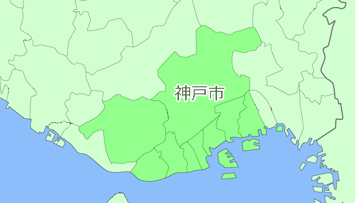 神戸の地図